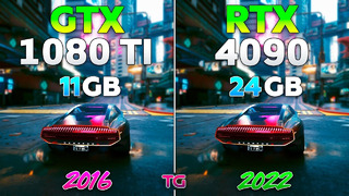 GTX 1080 Ti vs RTX 4090 – 6 Years Difference