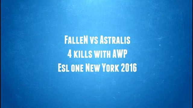FalleN vs. Astralis – ESL One New York 2016