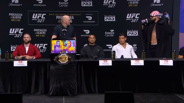 Пресс-конференция перед #UFC327