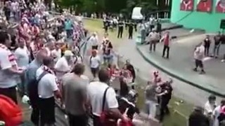 Польские фанаты перед матчем с Россией