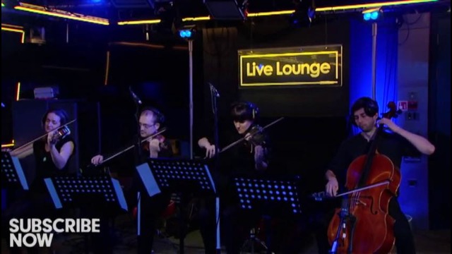 Example cover Katy Perry’s Dark Horse in the BBC Radio 1 Live Lounge