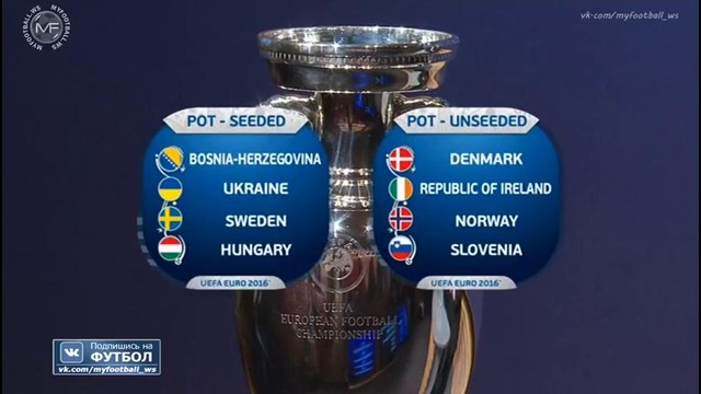 Чемпионат Европы 2016 – Квалификация – Жеребьевка → 18.10.2015