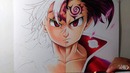 Drawing Meliodas&Zeldris from Nanatsu no taizai