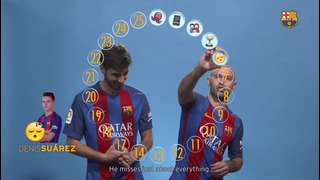 Андре Гомес и Маскерано выбрали смайлики для игроков «Барселоны»