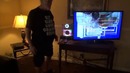 Angry grandpa smashes hdtv
