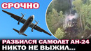 В Амурской области разбился пассажирский самолет Ан-24. Все пассажиры и члены экипажа погибли