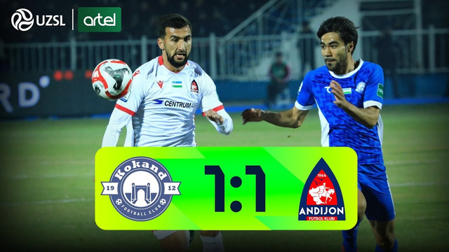 Superliga 1-tur. Qo‘qon-1912 – Andijon bahsida kiritilgan gollar va xavfli vaziyatlar (Highlights)