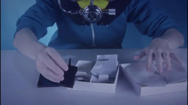 Sony Xperia Z3 подводная распаковка