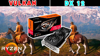 AMD RX 5700 XT Vulkan vs DX 12 в Red Dead Redemption 2
