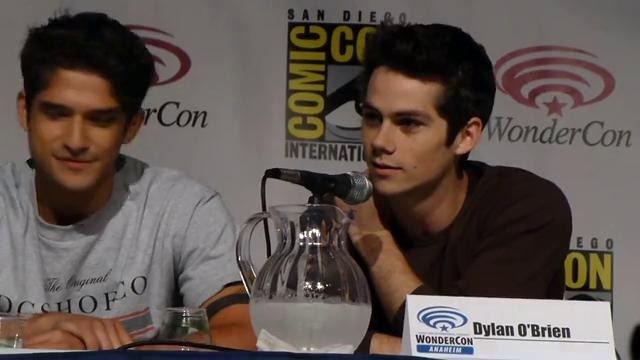 Dylan O’Brien talking about stiles real name at wondercon 2013