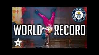 Мальчик побил мировой рекорд по брейкдансу на шоу талантов в Ките
