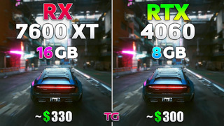 RTX 4060 vs RX 7600 XT – Test in 10 Games