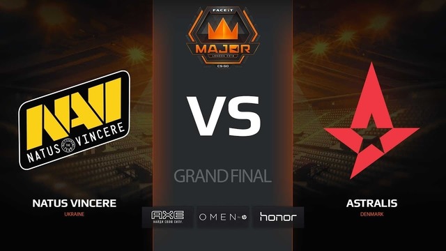 FACEIT Major London 2018: Grand Final: Na’Vi vs Astralis (Game 2) CS:GO