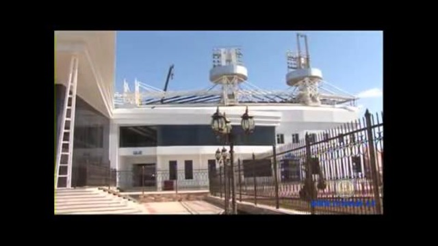 FcNASAF.uz/ Строительные работы на «Центральном» стадионе