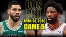 Бостон Селтикс – Филадельфия 76ерс | НБА | Обзор матча за 2026-04-29