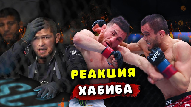 РЕАКЦИЯ ХАБИБА НА БОЙ УМАРА НУРМАГОМЕДОВА ПРОТИВ ДВАЛИШВИЛИ/МАХАЧЕВ/Звуки ММА