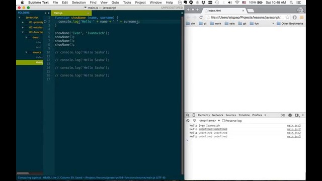 ООП в JS #3 Функции в Javascript