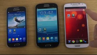 Samsung Galaxy S4 Mini vs. Galaxy S3 vs. Galaxy S4