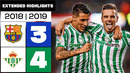 FC BARCELONA 3-4 REAL BETIS 2018/19 | Resumen ampliado