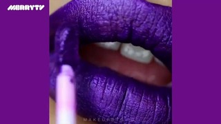 Макияж уроки окрашивание губ Makeup Tutorial Compilation