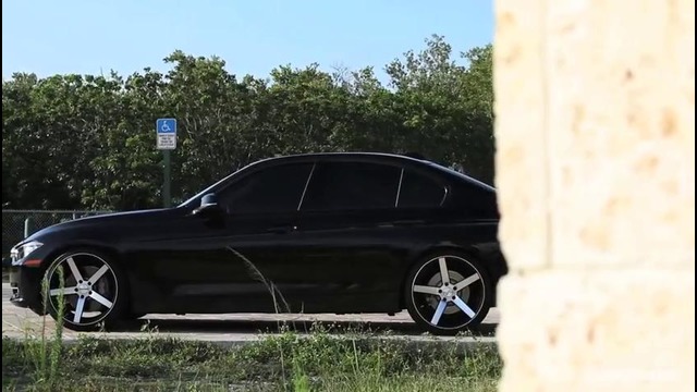Vossen BMW F30 3 Series 335i on 20 quot VVS CV3 Concave Wheels Rims (HD)