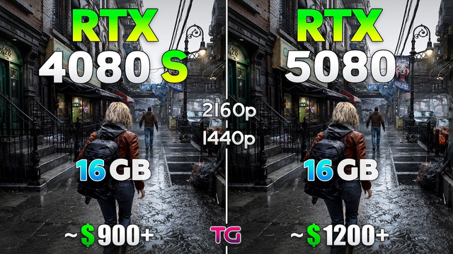 RTX 4080 SUPER vs RTX 5080 – Test in 10 Games with New Drivers 2026 | 1440p & 4K