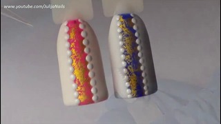 Дизайн с фольгой на гель лаке / Матовый дизайн ногтей