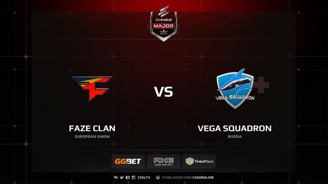 Vega vs Faze, Main Qualifier, ELEAGUE Major- Boston 2018