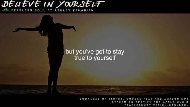 Believe In Yourself – Inspirational Speech Ft. Ashley Zahabian