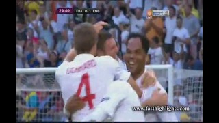 France – England 1-1 Euro 2012 Highlights