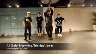 Jonte Moaning’’All Gold Everything-Trinidad James’’@En Dance Studio Shibuya