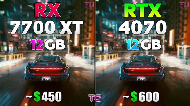 RX 7700 XT vs RTX 4070 – Test in 10 Games