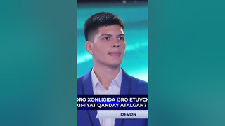 OHIRGI SAVOLGA JAVOBNI BILASIZMI? Izohlarda to’g’ri havobni qoldiring