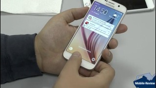 Видеообзор Samsung Galaxy S6 – дактилоскопический сенсор