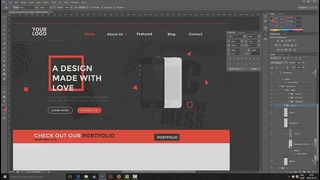 Web Design Speed Art – Made with Love