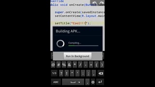 AIDE – Android Java IDE on Galaxy S2