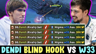 Dendi pudge vs w33 signature ta — 100% hook prediction