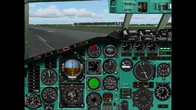 Учебный ролик по эксплуатации Tu-154M часть 2