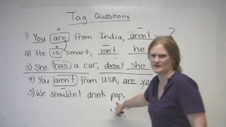 English Grammar – Tag Questions