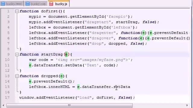 HTML5 Tutorial – 46 – Finishing the Drag and Drop Program