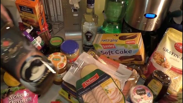 Закупка в магазине Lidl на 93 евро, цены на продукты питания