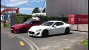 Modified BMW M6 Doing Burnout