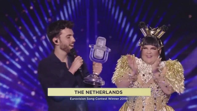 Награждение победителя Евровидения 2019