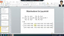 Matritsalar va ular ustida amallar