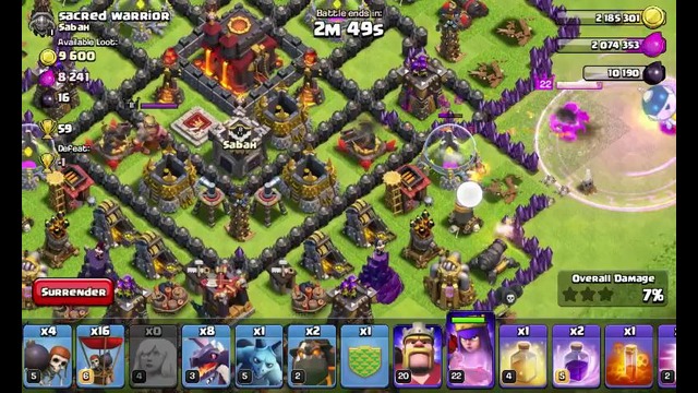 Xmod Th 9 attack clash of clans