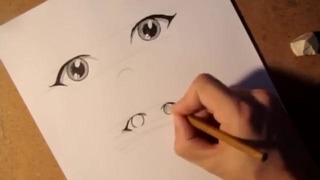Как рисовать аниме глаза под разными ракурсами