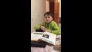 Первоклассник учит стих