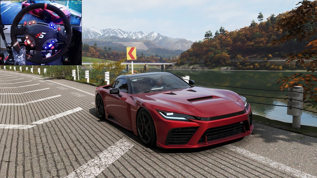 Toyota GR GT – Forza Horizon 6 | Steering wheel gameplay