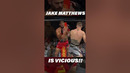 Jake Mattews is VICIOUS!! #ufc #mma #shorts