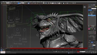 Gremlin 3D Model – Full Rig Test (3ds MAX)